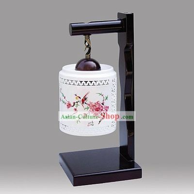 Chinese Classic Jingde Town Ceramic Bird Lanterns