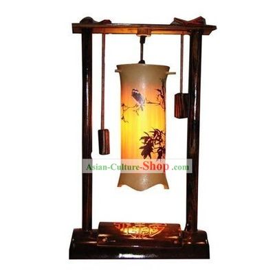 Chinese Hand Made Bamboo Table Lanterns