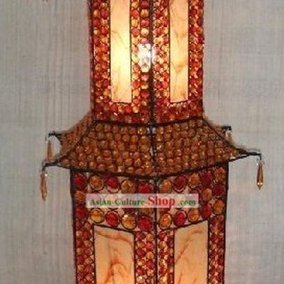 Large Tower Shape Chinese Metal Palace Lanterns Iron Lantern