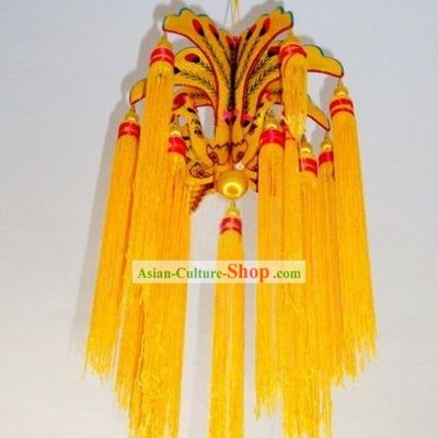 Chinese Handmade and Embroidered Phoenix Parade Lanterns
