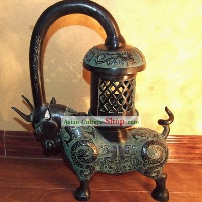 Chinese Antique Style Brass Lantern