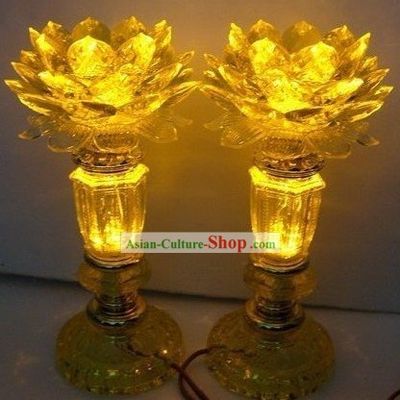 Electric LED Lotus Lantern Singaporean Lantern