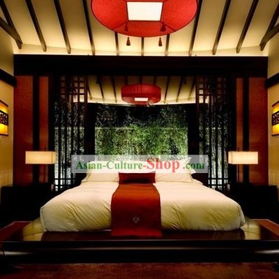 Chinese Wall Palace Lantern Light