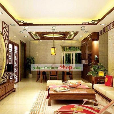 Chinese Traditional Wooden Ceiling Lantern