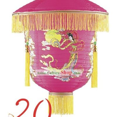 20 Inch Chinese Chang Er Flower Basket Lantern