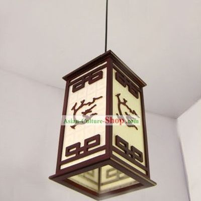 Chinese Carved Dragon Ceiling Lantern