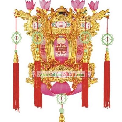 Chinese New Year Golden Lotus Palace Lantern