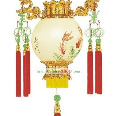 Chinese Traditional Steel Wire Dragon Palace Lantern