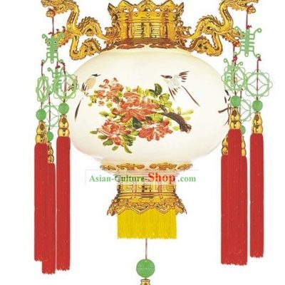 Chinese Birds and Flower Palace Lantern