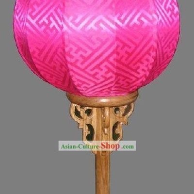 Chinese Traditional Hand Made Wood Desk Lantern