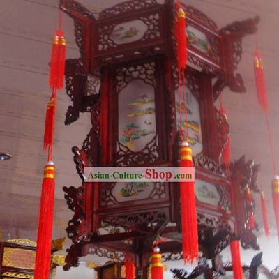 Chinese Three Layers Hexangular Palace Lantern