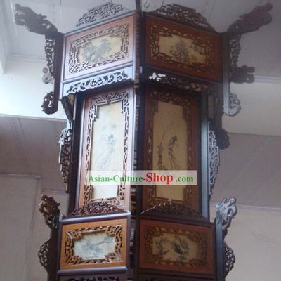 Large Chinese Three Layers Antique Style Palace Lanterns