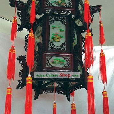 30 Inch Height Large Three Layers Palace Lantern