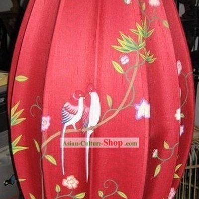 Hand Painted Chinese Silk Hanging Lantern