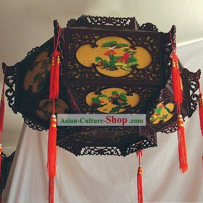 Large Chinese Antique Style Ceiling Palace Lantern