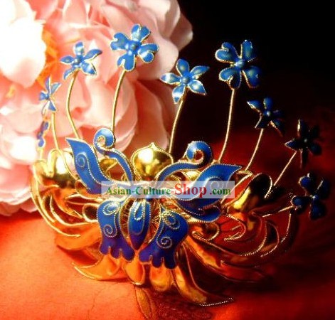 Stunning Handmade Tang Bride Hair Decoration Set
