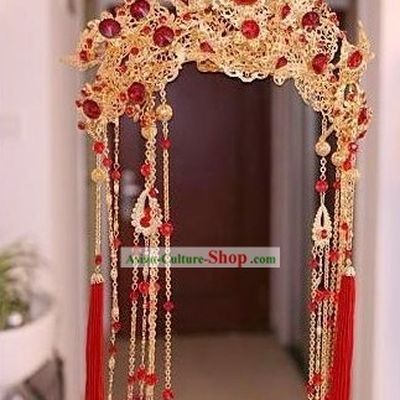 Ancient Chinese Wedding Phoenix Crown Set
