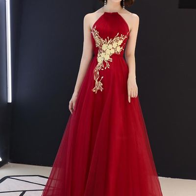 Chinese Lucky Red Silk Wedding Outfit