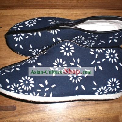 Chinese Handmade Batik Cotton Shoes