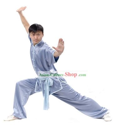 Chinese Professional Silk Wushu Uniform Wushu Clothing