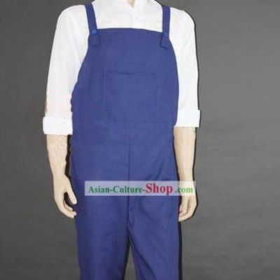Chinese Worker Costume and Hat