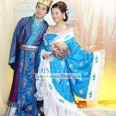 Chinese Ancient Wedding Anniversary Dresses 2 Complete Sets