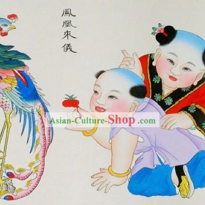 Yangliuqing Folk Painting Chinese New Year Paintings - Phoenix Painting
