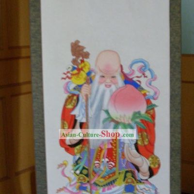Yangliuqing Folk Painting Chinese New Year Paintings - Longevity