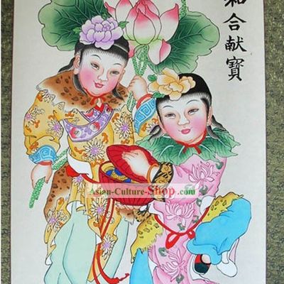 Tianjin Yang Liu Qing Chinese Paintings - Dance Painting