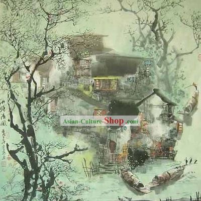 Traditional Chinese Painting Suzhou by Lu Yuan