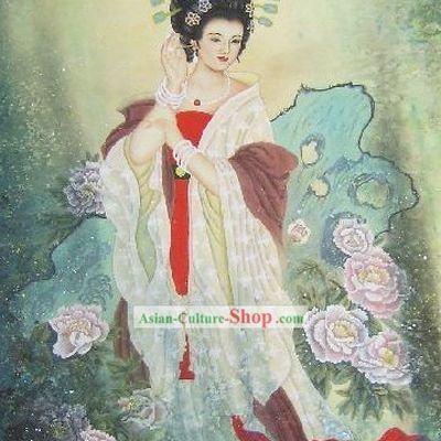 Yang Guifei Painting by Qin Tian