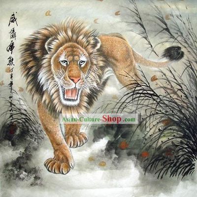 Paintings of Chinese Lions