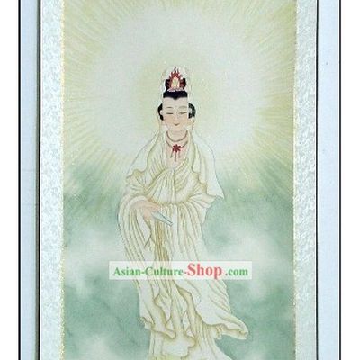 Chinese Traditional Buddha Scroll Painting