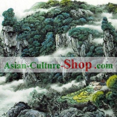 Chinese Landscape Painting - Guilin Scene