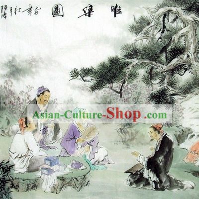Chinese Ancient Paintings- Gathering