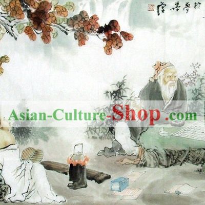 Traditional Chinese Figurine Painting by Chen Tao