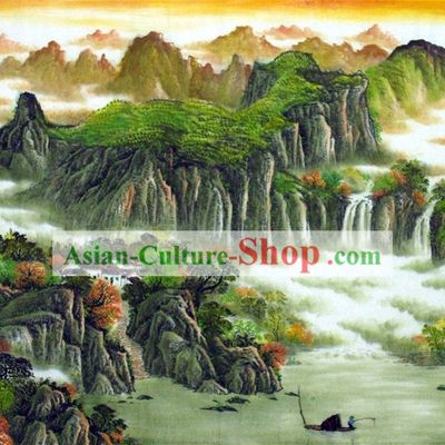 Chinese Water Ink Painting - One's Beloved Country