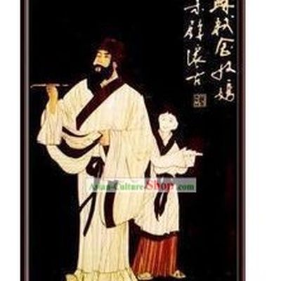 Traditional Chinese Wheat Painting - Su Dongpo