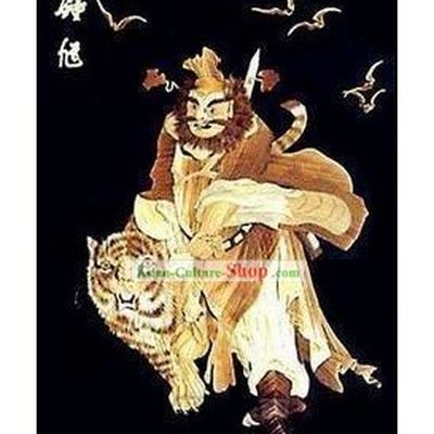 Traditional Chinese Wheat Painting - Zhong Kui