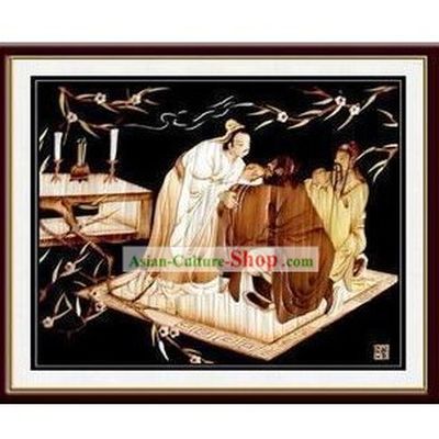 Traditional Chinese Wheat Paintings - Sworn Brothers