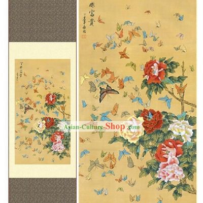Traditional Chinese Silk Painting - Prosperous Time