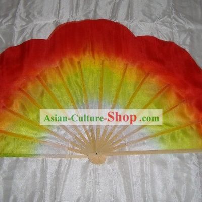 Traditional Chinese Flower Silk Dance Fan