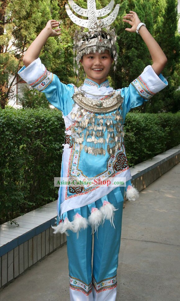 China Shui Minority Silver and Dress Complete Set