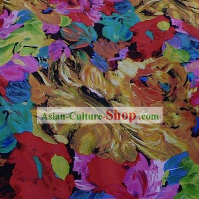 100 Percent Silk Fabric - Colourful World