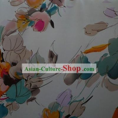 Chinese Traditional Rui Fu Xiang Silk Fabric - Leaf