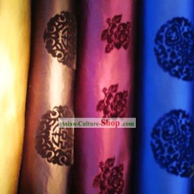 Top China Traditional Mandarin Silk Velvet Fabric - Calligraphy