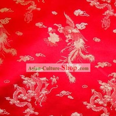 China Traditional Mandarin Brocade Fabric - Phoenix
