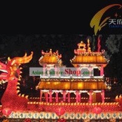 Made to Order Traditional Chinese Subject Electric Light up Lanterns Set