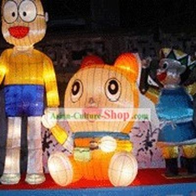 Made to Order Traditional Cartoon Electric Light up Lanterns Set