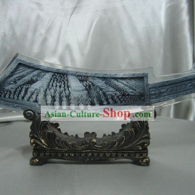 Chinese Qin Shi Huang Terra Cotta Crystal Decoration